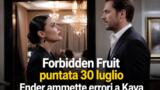 Forbidden Fruit puntata 30 luglio Ender ammette errori a Kaya