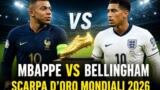 Francia-Inghilterra, sfida anche per la Scarpa d’Oro: Mbappé contro Bellingham