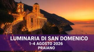Luminaria di San Domenico 2026 a Praiano: date, programma e info