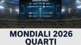Mondiali 2026 il tabellone dei quarti di finale