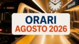 Orari ANM agosto 2026: metro Linea 1 e Linea 6, funicolari, bus e tram a Napoli