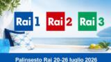 Palinsesto Rai dal 20 al 26 luglio 2026