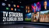 Palinsesto TV stasera 21 luglio 2026: cosa c’è stasera in televisione
