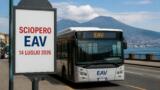 Sciopero EAV autobus oggi 14 luglio 2026: orari, fasce di garanzia e linee coinvolte