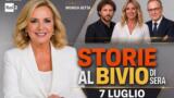 Storie al bivio di sera 7 luglio, ospiti Carmen Russo e Roccella