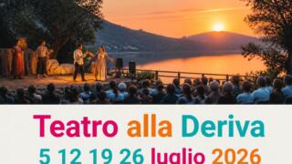 Teatro alla Deriva 2026 a Pozzuoli: quattro spettacoli al Giardino dell’Orco sul Lago d’Averno