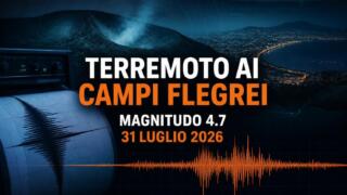 Terremoto a Napoli 31 luglio, magnitudo e epicentro