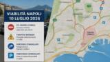 Viabilità e trasporti a Napoli oggi, 10 luglio 2026: chiusure e aggiornamenti