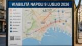 Viabilità e trasporti a Napoli oggi, 9 luglio 2026: chiusure e aggiornamenti