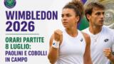 Wimbledon 2026, orari partite 8 luglio: Paolini e Cobolli in campo
