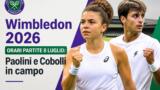 Wimbledon 2026, orari partite 8 luglio: Paolini e Cobolli in campo