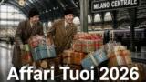 Affari Tuoi 2026: De Martino omaggia Totò nel promo da Milano