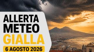 Allerta meteo gialla a Napoli oggi 6 agosto: chiusi parchi, Pontile Nord di Bagnoli e spiagge