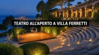 Bacoli, l’ex parcheggio abusivo di Villa Ferretti ora è un teatro