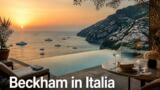 Beckham in vacanza tra Portofino e Costiera Amalfitana