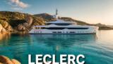 Charles Leclerc in Sardegna sul nuovo yacht Riva 102′ Corsaro Super: oltre 30 metri di lusso in Costa Smeralda