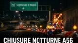 Chiusure notturne sulla Tangenziale di Napoli: il programma della settimana 31 agosto – 6 settembre