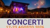 Concerti dal 17 al 23 agosto 2026 a Napoli e in Campania: tutti gli appuntamenti live della settimana