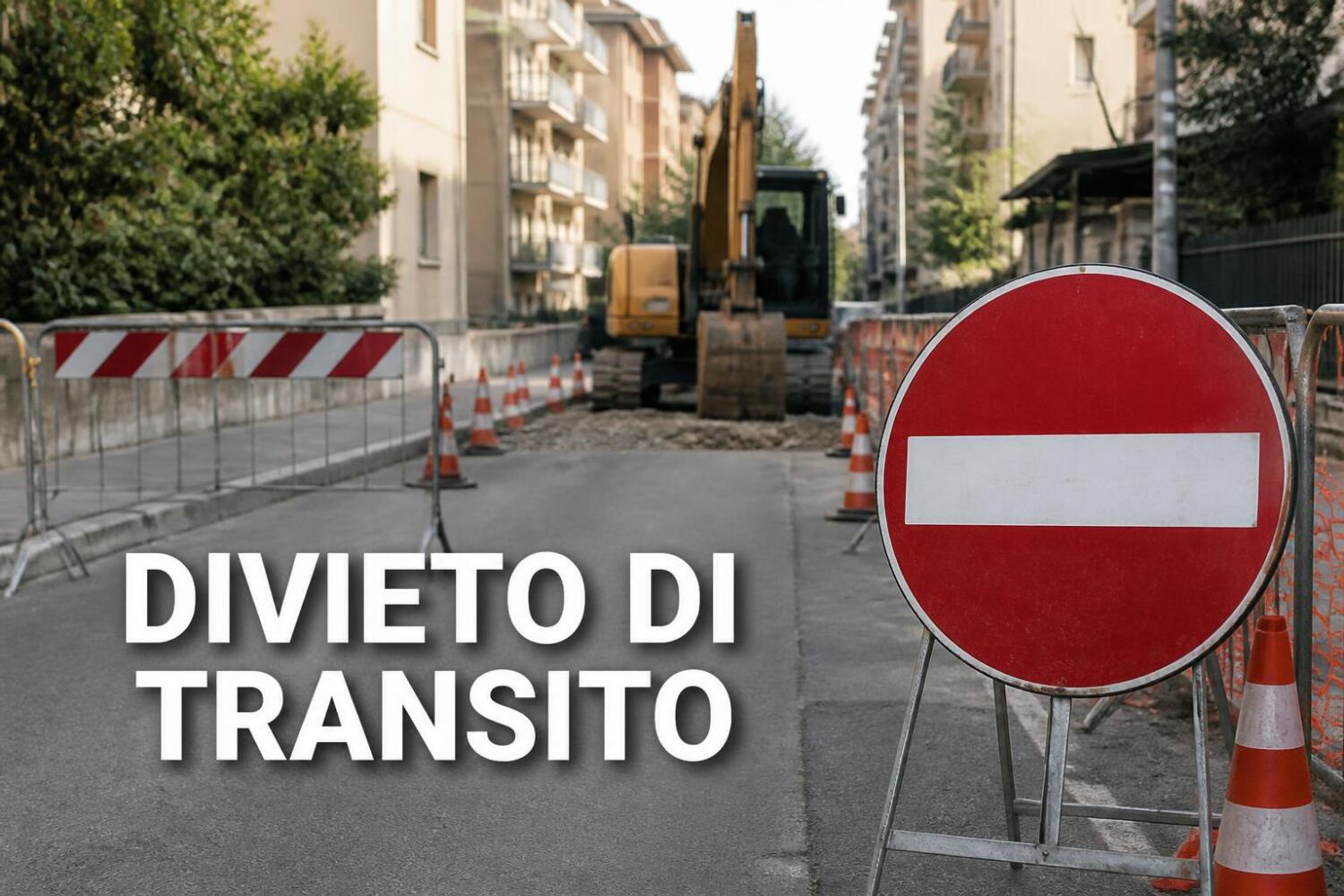 Divieto di transito in via Mario Palermo dal 24 agosto: lavori Italgas in due fasi