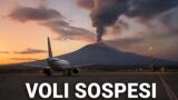 Eruzione Etna, voli sospesi all’aeroporto di Catania fino alle 2 di sabato 15 agosto