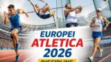 Europei atletica 2026: guida alle discipline e curiosità