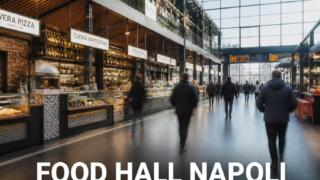 Food Hall alla Stazione Centrale di Napoli: un’area ristoro di 4000 metri quadri
