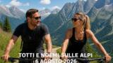 Francesco Totti e Noemi Bocchi in vacanza sulle Alpi: bici, relax e risvegli romantici