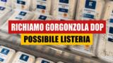 Gorgonzola DOP richiamato per possibile Listeria, il lotto