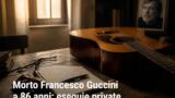 Morto Francesco Guccini a 86 anni: esequie private