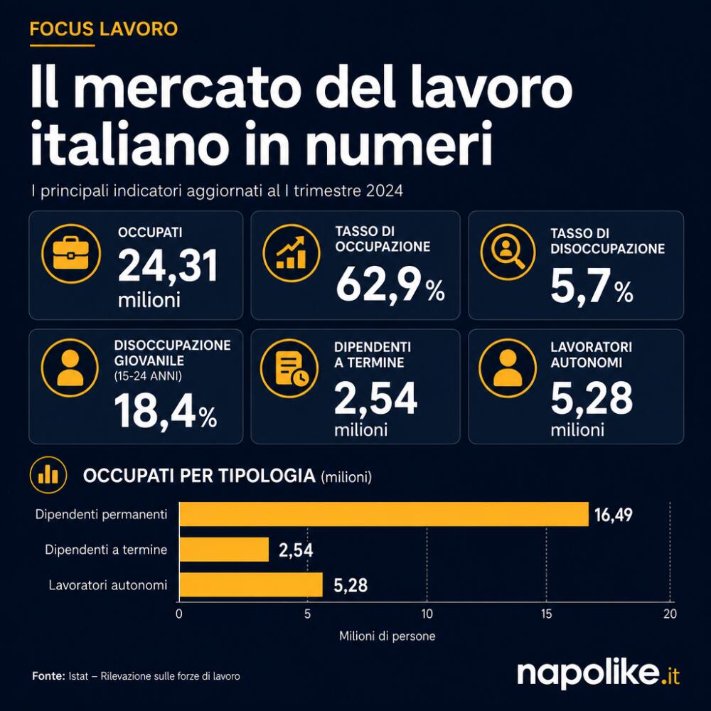 Il mercato del lavoro italiano in numeri (2026)