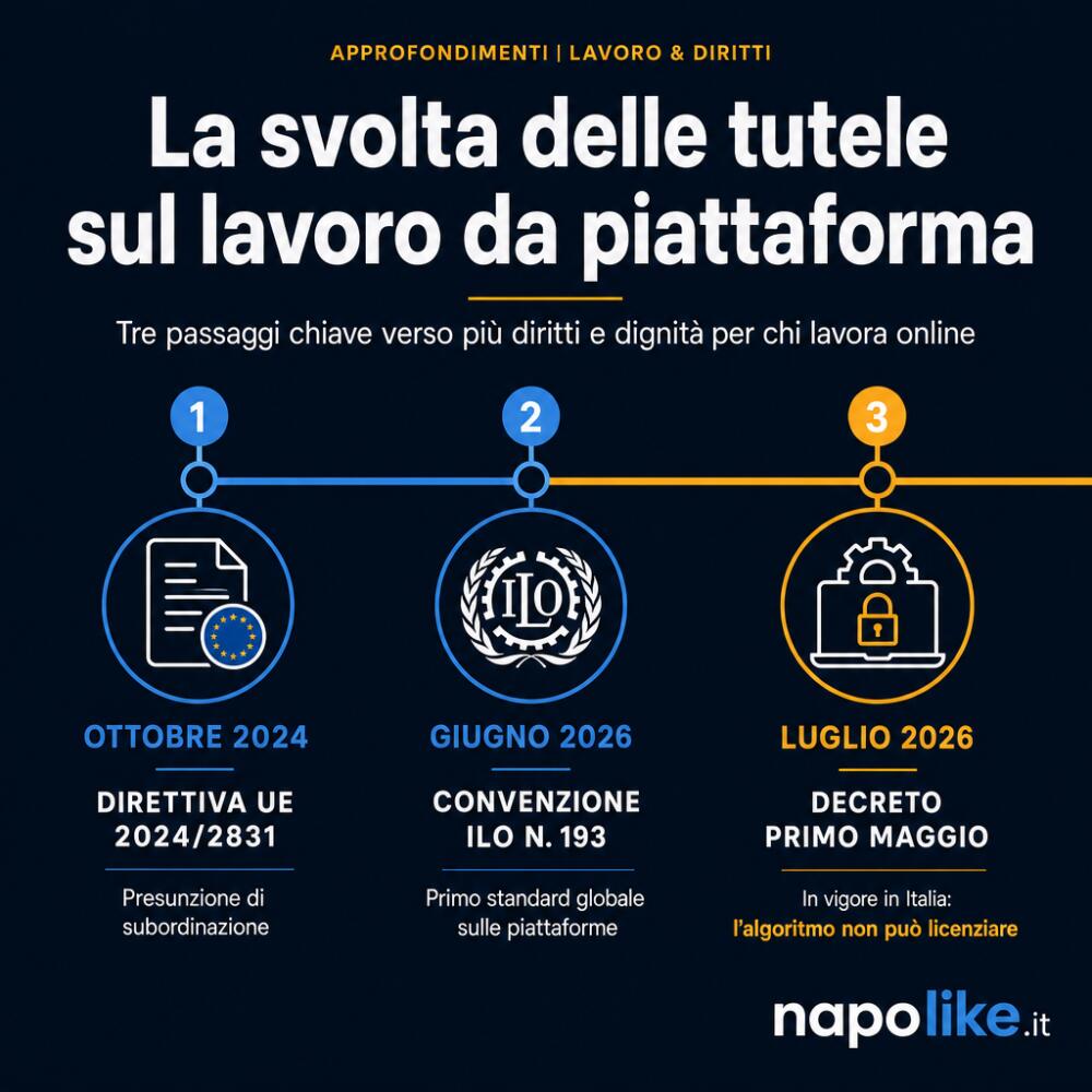 Dalla direttiva UE alla Convenzione ILO: la svolta delle tutele sul lavoro da piattaforma