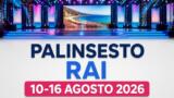 Palinsesto Rai dal 10 al 16 agosto 2026: prime time Rai 1, Rai 2 e Rai 3