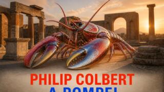 Philip Colbert a Pompei, le aragoste al Parco Archeologico