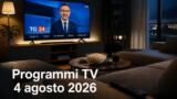 Programmi TV oggi martedì 4 agosto 2026: guida completa