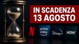 Streaming, 13 agosto: i contenuti in scadenza su Netflix, Prime Video, Disney+ e le altre piattaforme