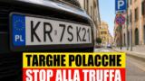 Targhe polacche, la truffa delle multe potrebbe finire presto