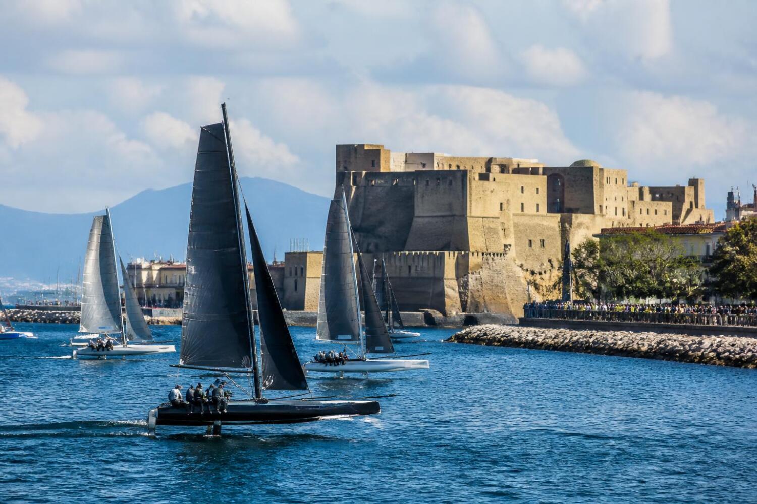Photo: napolike.com Louis Vuitton 38th America's Cup: Race Village Opens in Naples