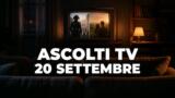 Ascolti TV di ieri domenica 20 settembre 2026