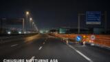 Chiusure notturne sulla Tangenziale di Napoli: il programma della settimana 14-20 settembre 2026