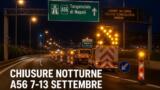Chiusure notturne sulla Tangenziale di Napoli: il programma della settimana 7-13 settembre