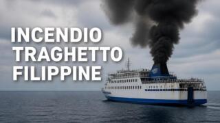 Filippine, incendio sul traghetto a Palawan: 5 morti e oltre 80 dispersi