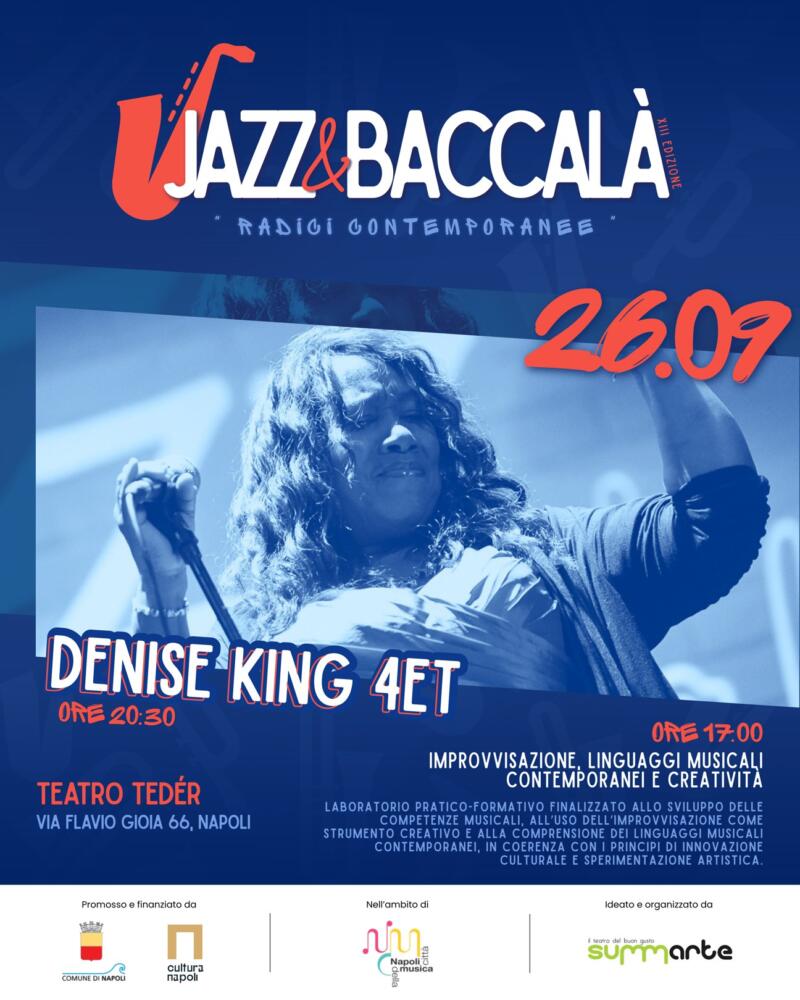 Locandina del concerto di Joyce Elaine Yuille 4et al Teatro Teder