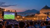 Le partite del Napoli sui maxischermi in città