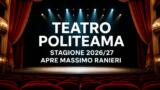Massimo Ranieri apre la stagione del Teatro Politeama di Napoli