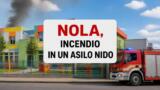 Nola, incendio in un asilo nido, tutti i bambini messi in salvo