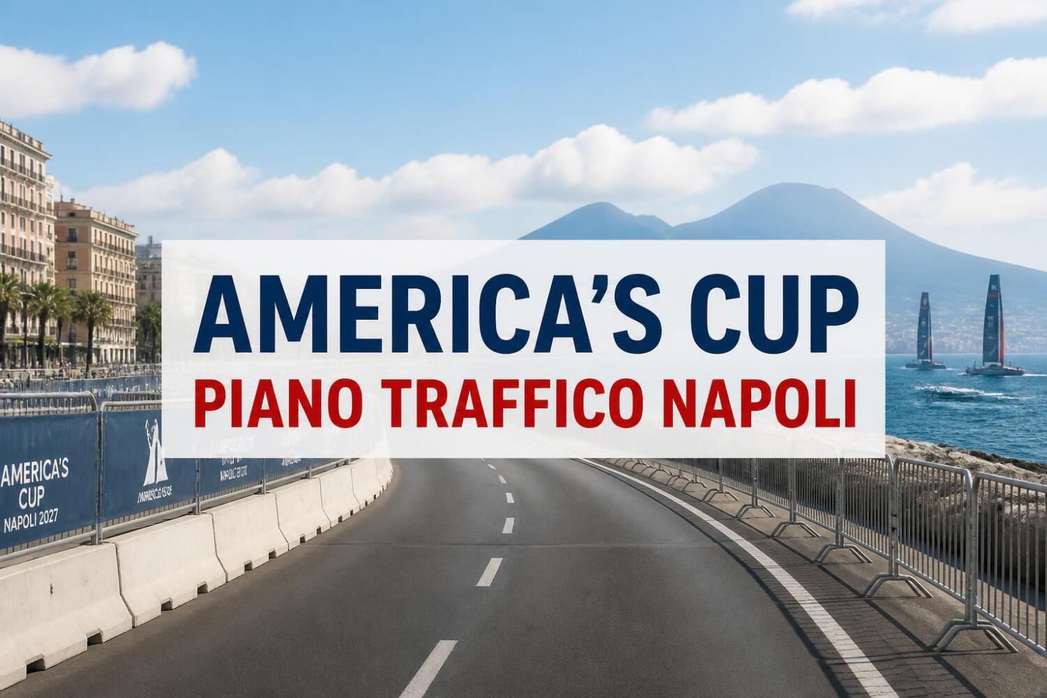 Piano traffico America’s Cup, rimosso il primo chiosco a Napoli