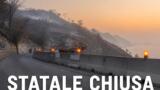 Positano, incendio nella notte e frana sulla Statale Amalfitana: strada chiusa e viabilità deviata