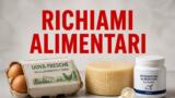 Richiami alimentari, allerta su uova Selex e formaggio di pecora