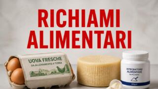 Richiami alimentari, allerta su uova Selex e formaggio di pecora