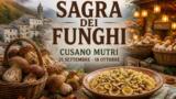 Sagra dei funghi di Cusano Mutri 2026, date e piatti tipici